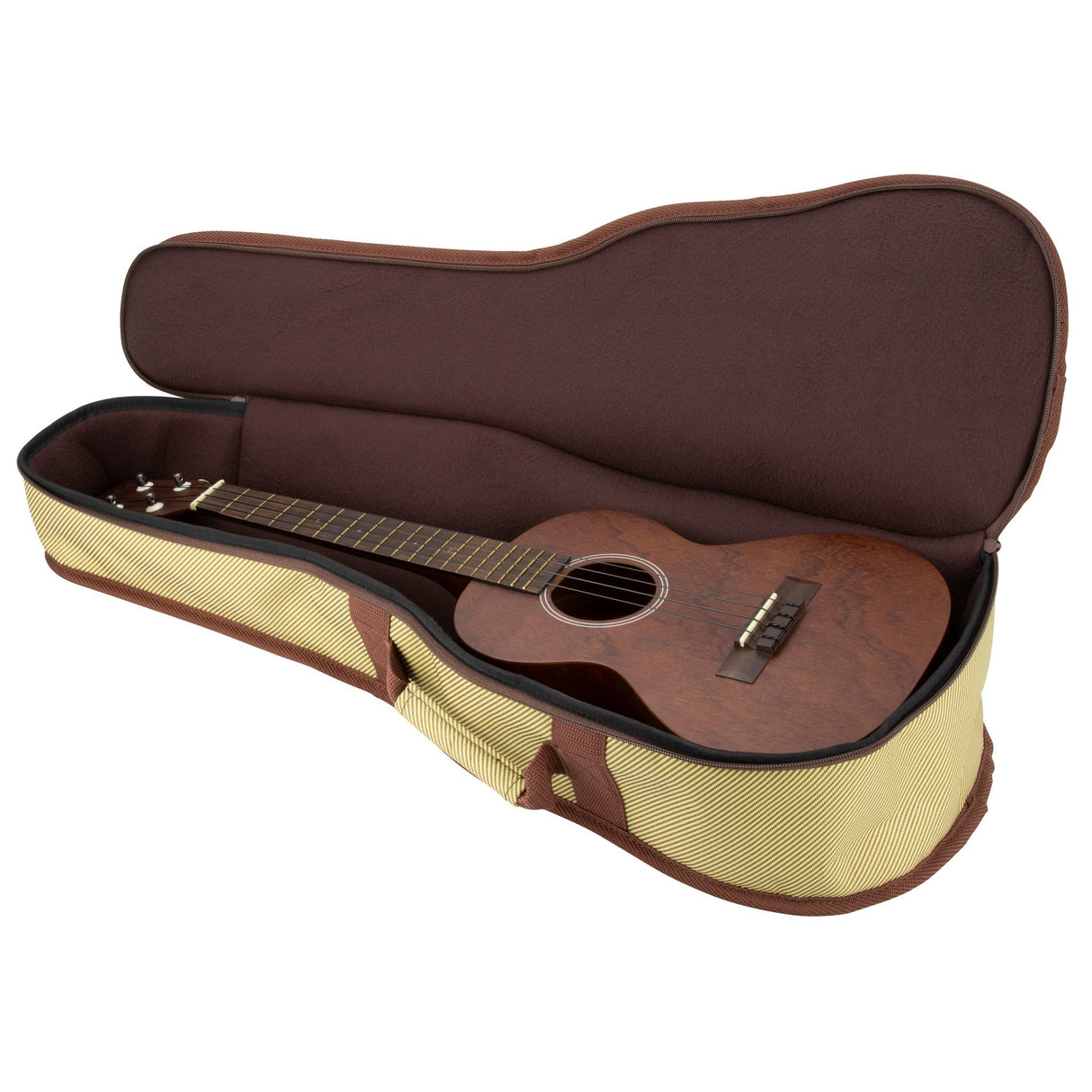 Kaces KQUT2 GigPak Tenor Size Ukulele Bag, Tweed