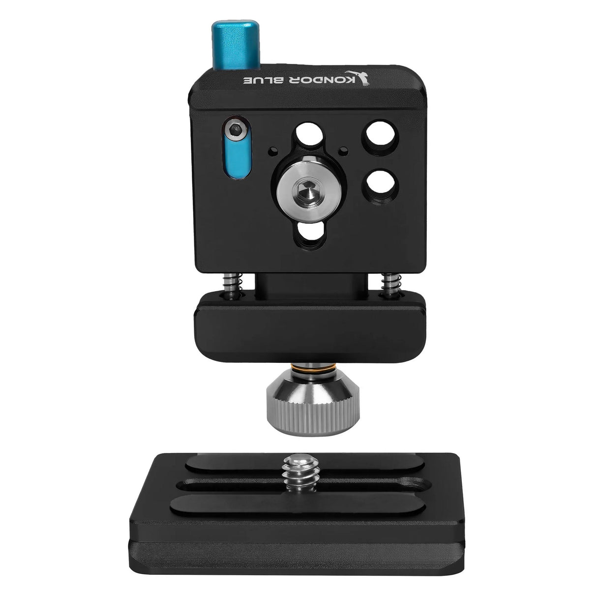 Kondor Blue Arca Swiss Receiver Camera Plate, Raven Black