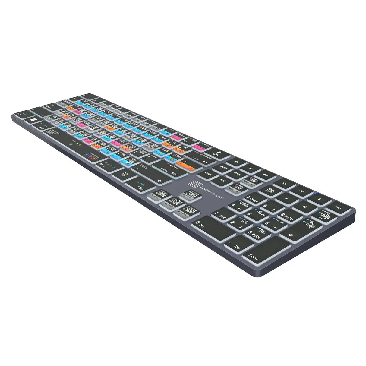 Logickeyboard TITAN Wireless Backlit Keyboard for Adobe Graphic Designer, US Windows