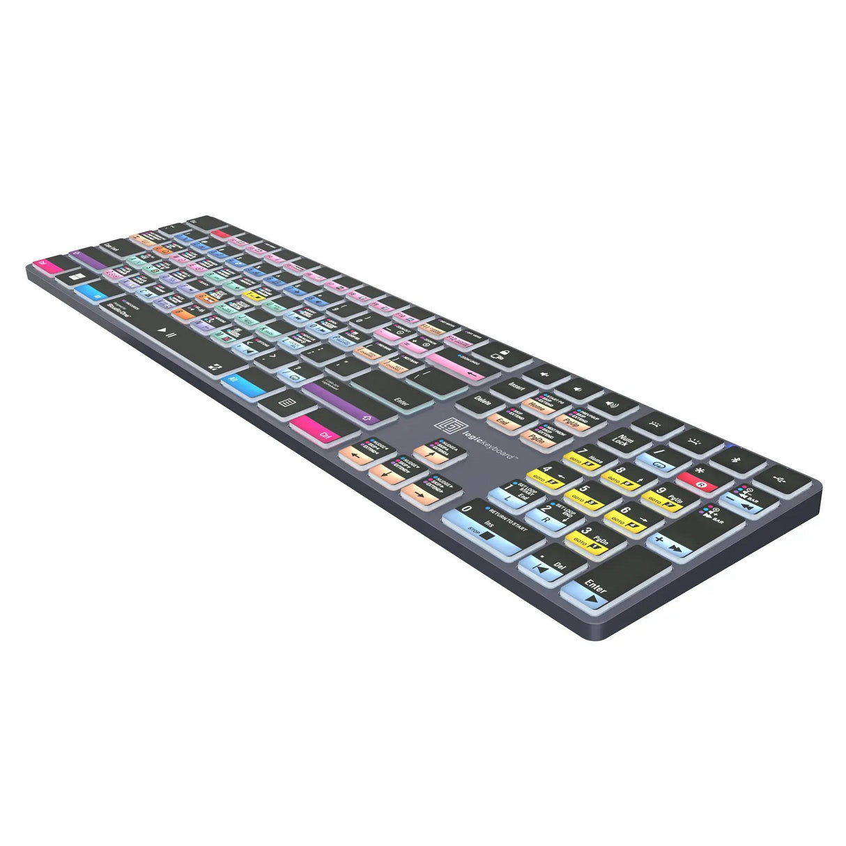 Logickeyboard TITAN Wireless Backlit Keyboard for Studio One, US Windows