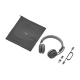 Logitech Zone Wireless 2 AI-Powered Headset for UC, Graphite