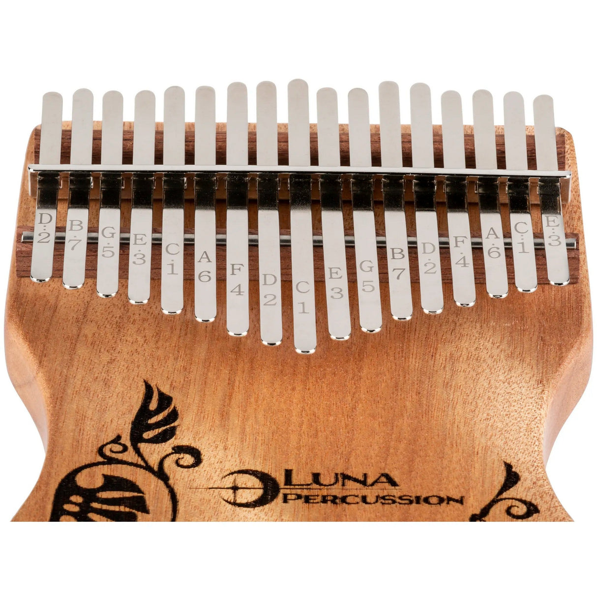 Luna Guitars Mo'o Lizard 17-Key Kalimba, Key of C