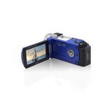 Minolta MN2K50NV 2.7K Ultra HD 48 MP Night Vision Camcorder, Blue