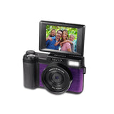 Minolta MND30 30 MP 2.7K Ultra HD Digital Camera, Purple