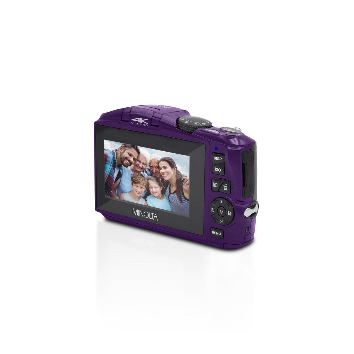 Minolta MND50 48 MP 4K Ultra HD Digital Camera Purple