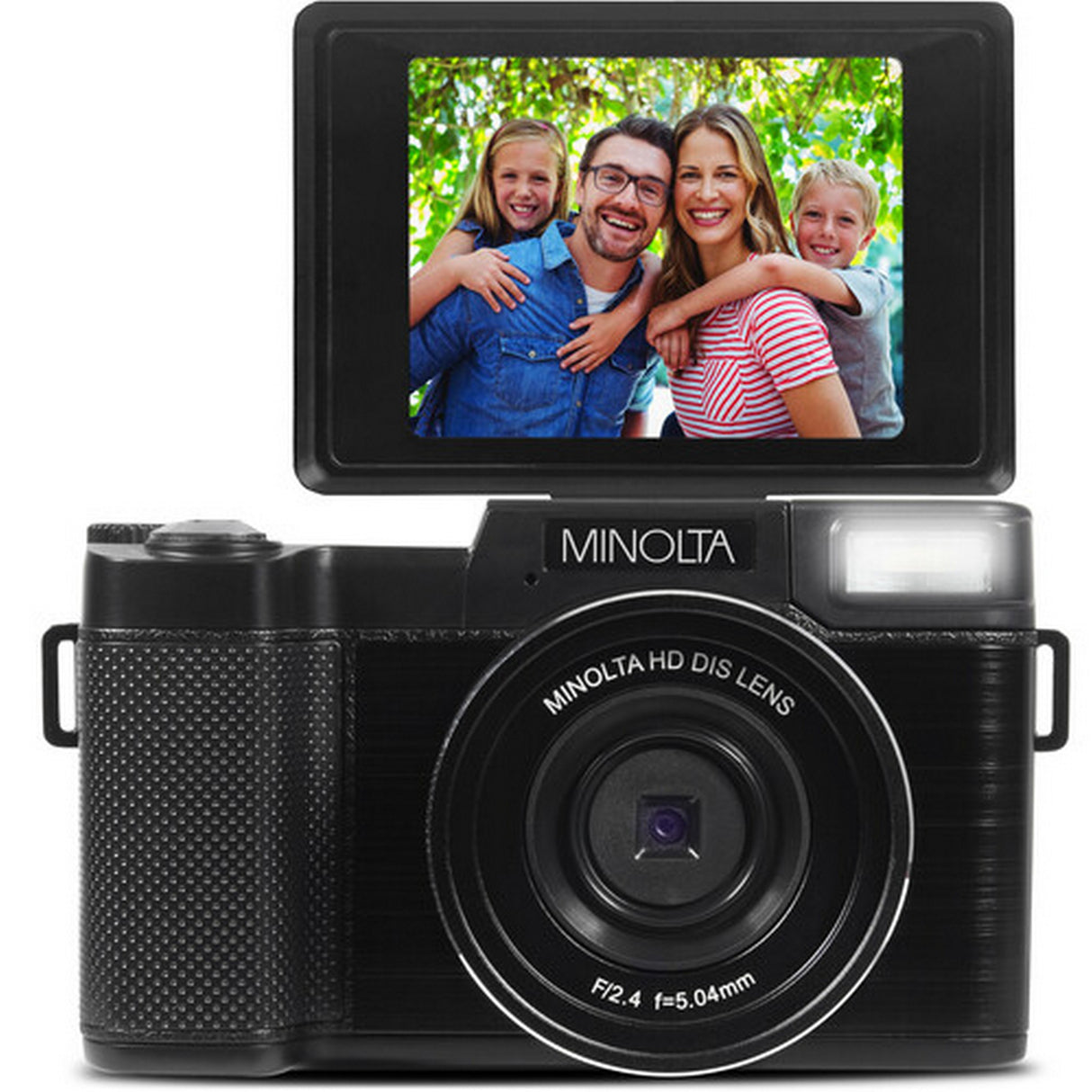 Minolta MND30 30 MP 2.7K Ultra HD Digital Camera, Black