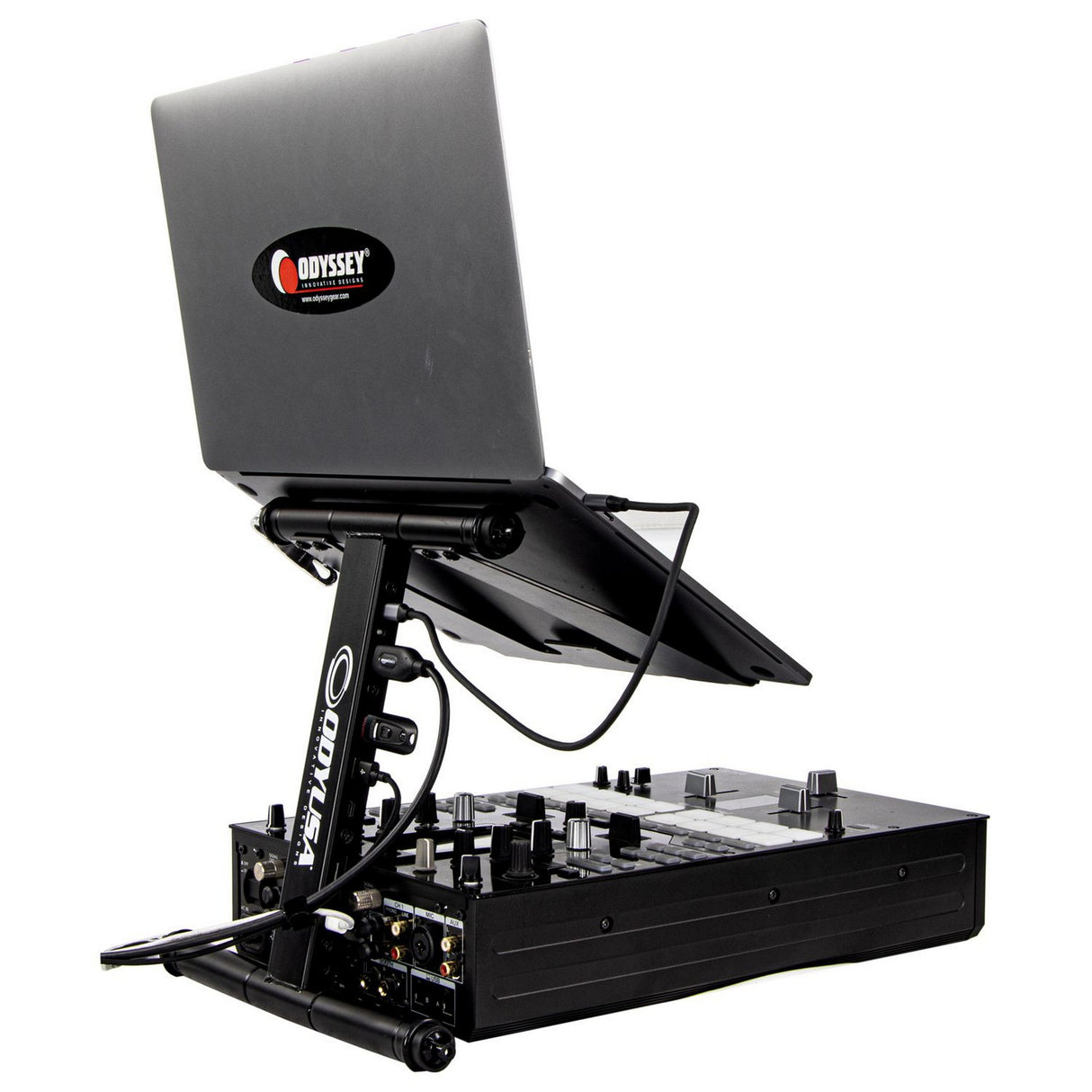 Odyssey LSTAND360PH Smart Laptop Stand with High Speed 3.2 Media Hub