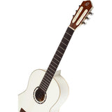 Ortega Guitars R121WH Family Series Full Size Acoustic Guitar (White)