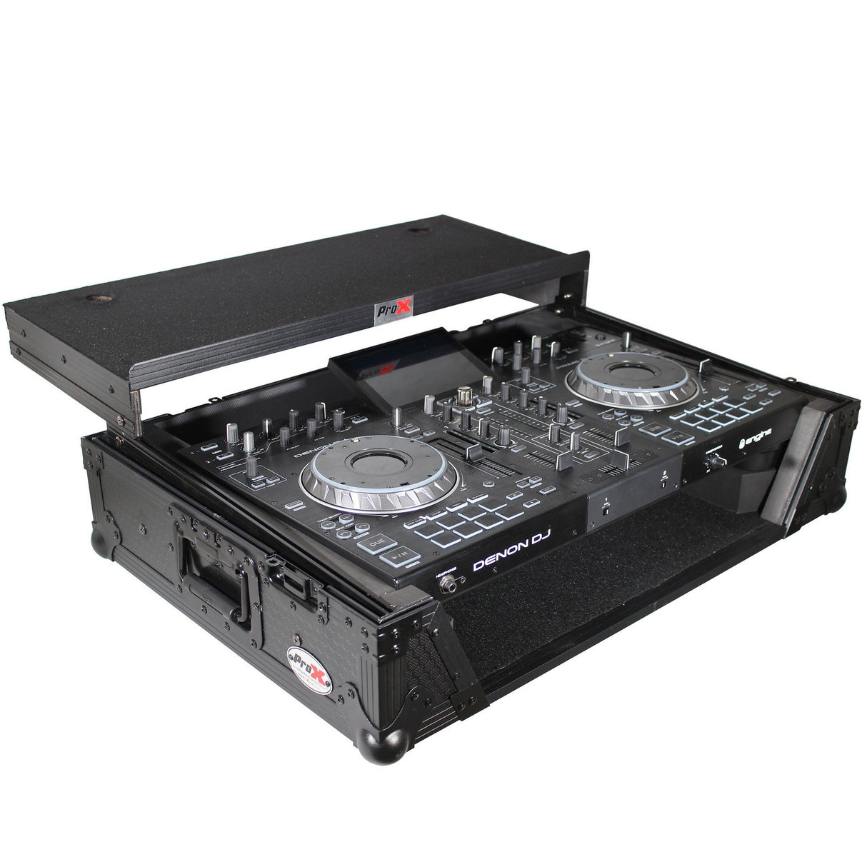 ProX XS-PRIME2 Case for Denon PRIME 2 DJ Controller with Laptop Shelf