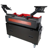 ProX XZF-CDM3K BLK Flip-Ready Easy Retracting Hydraulic Lift Case for Pioneer DJ CDJ-3000 and DJM-900 NXS2 System