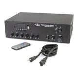 Pure Resonance Audio Business Background Music System with (4)C5 Ceiling Speakers, MA60BT Bluetooth Mixer Amplifier and VC50W Volume Control