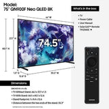 Samsung QN75QN900F 75-Inch QN900F Series Neo QLED 8K Smart TV