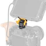 SmallRig 5519 Swivel and Tilt Adjustable Monitor Support with Cold Shoe, BumbleBee Edition
