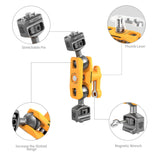 SmallRig 5522 Magic Arm Support with Dual Ball Heads, BumbleBee Edition