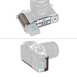 SmallRig 5563 L-Shaped Mount Plate with Wooden Handle for OM SYSTEM OM-3