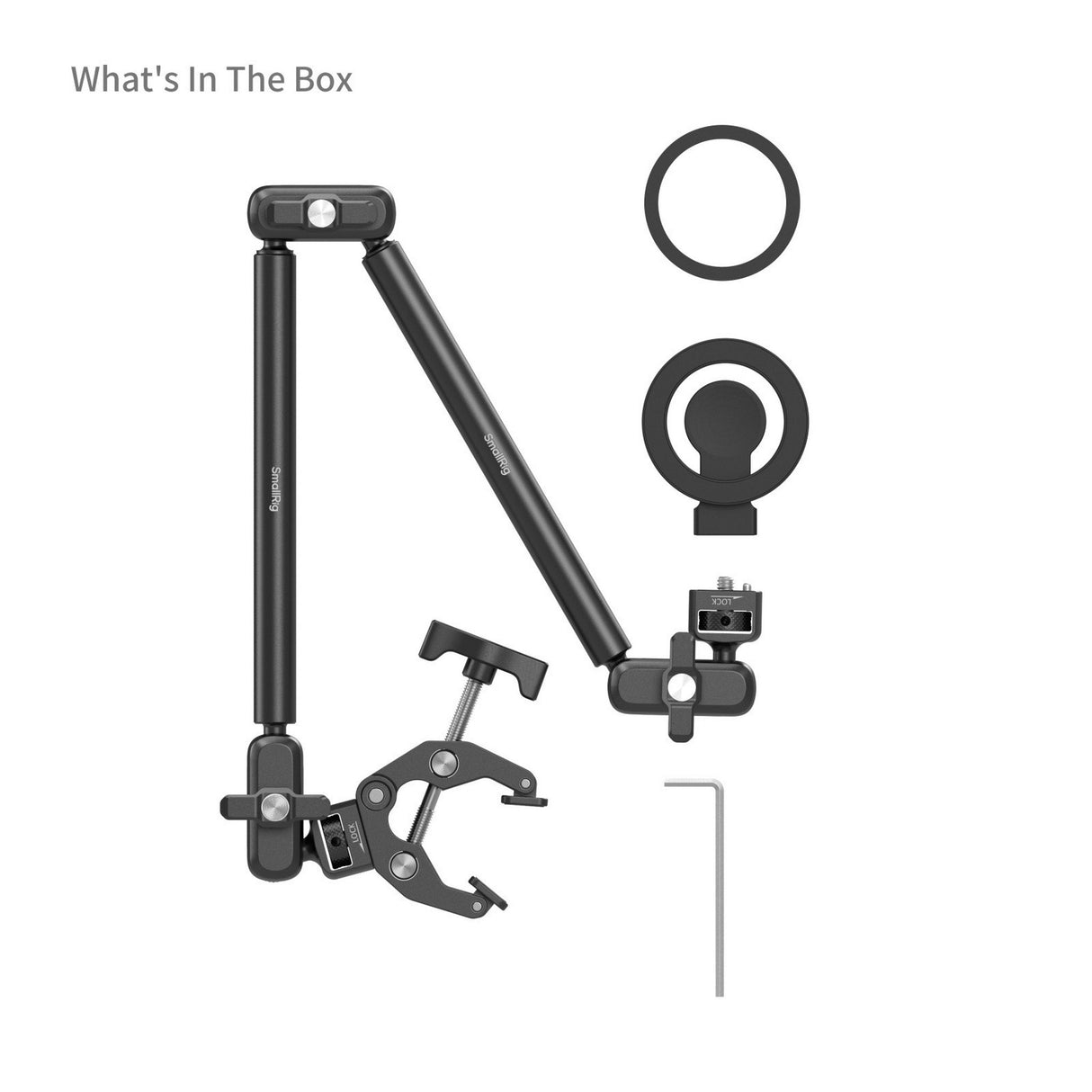 SmallRig 5626 Desktop Magic Arm with Crab-Shaped Clamp Kit Camera Mount