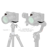 SmallRig 5906 L Shaped Mount Plate with Wooden Handle for Nikon ZR