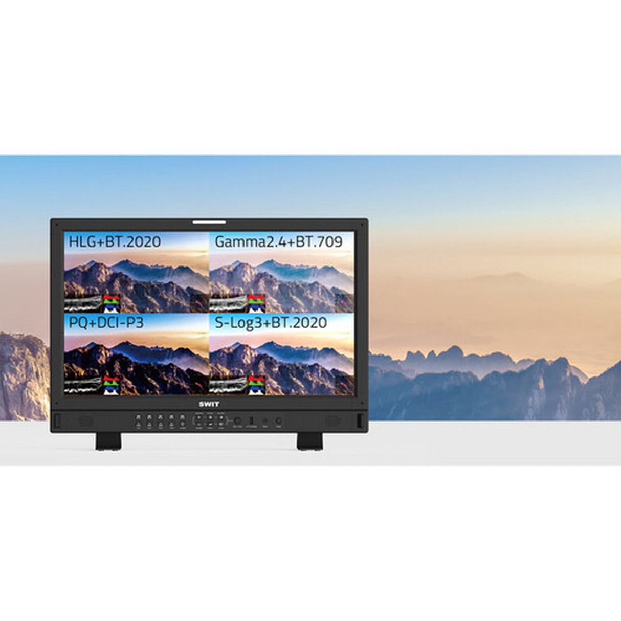 SWIT BM-U175 / BM-U245 4K/8K 12G-SDI Studio Monitors