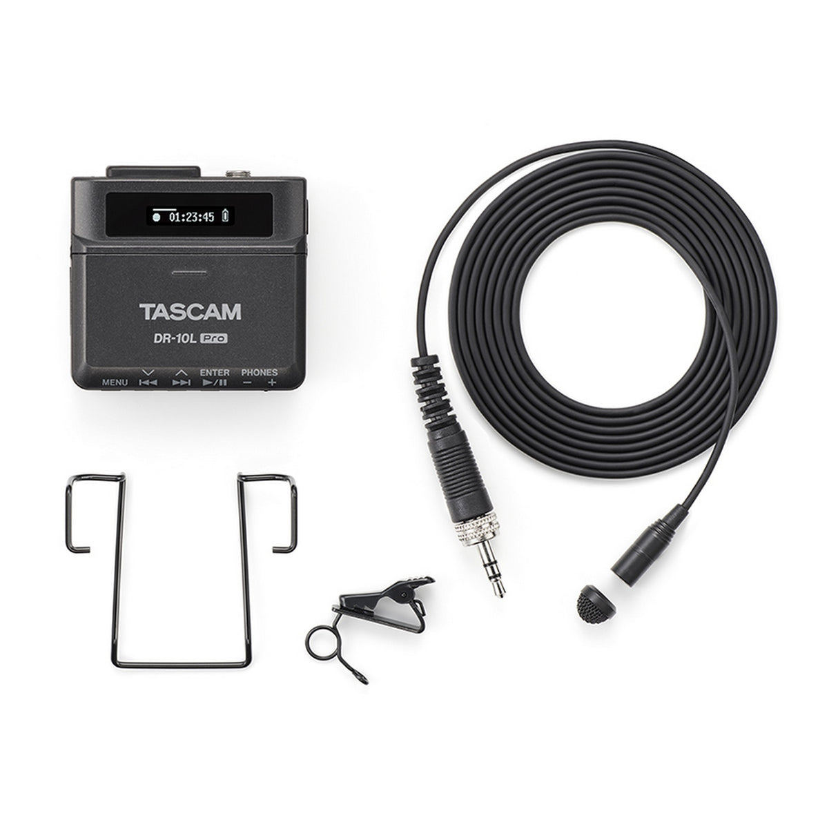 Tascam DR-10L PRO 32-Bit Float Field Recorder with Lavalier Microphone