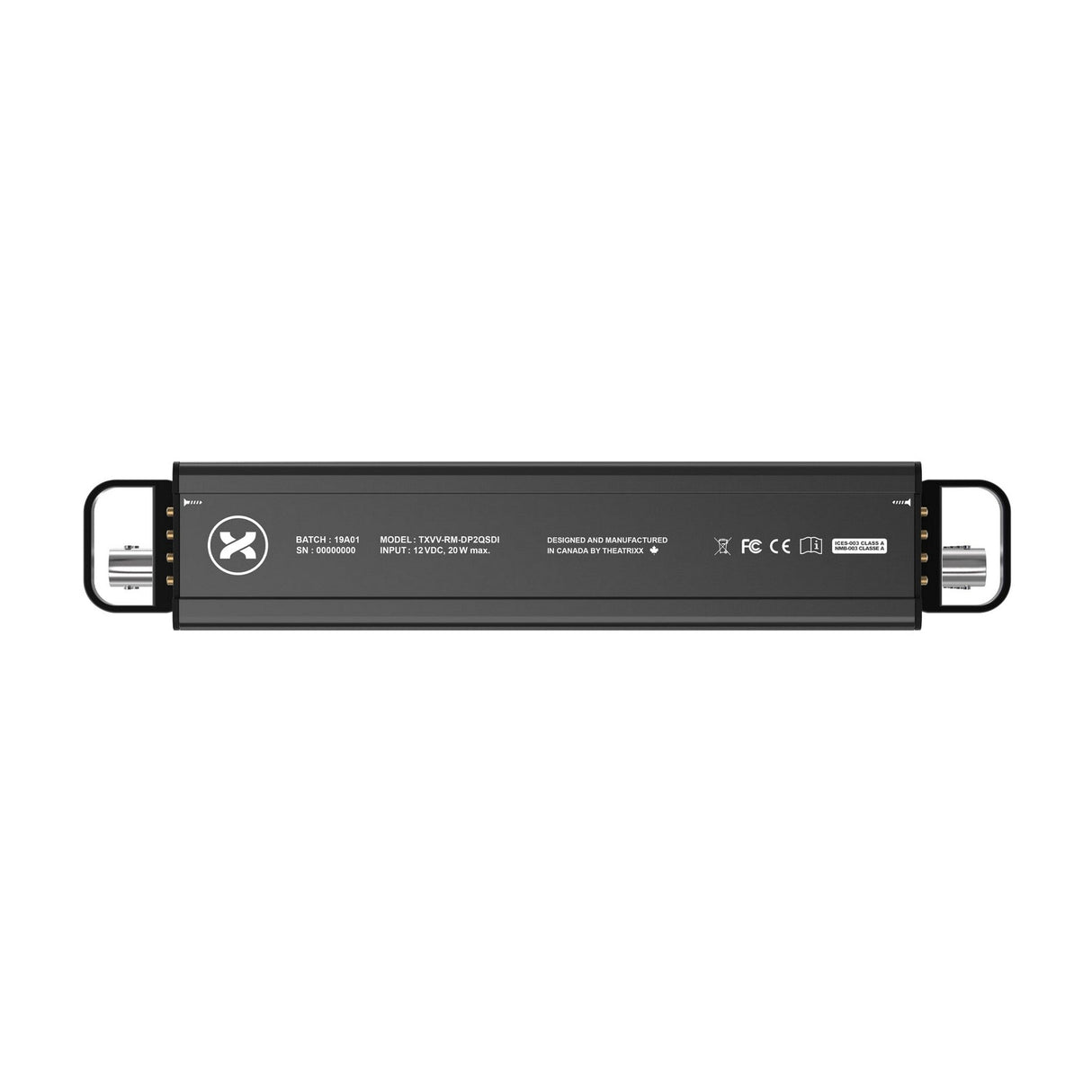 Theatrixx HDMI to Fiber Reversible Module Converter Multimode OpticalCON Duo or Optical QUAD