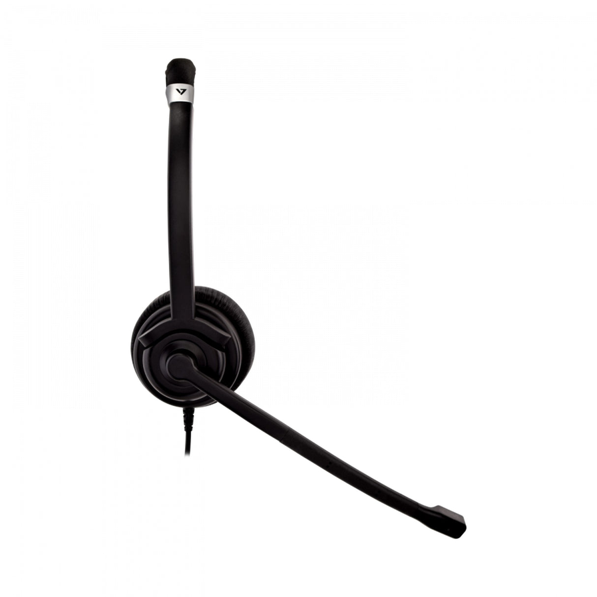 V7 HA401 Deluxe Mono Headset with Boom Microphone