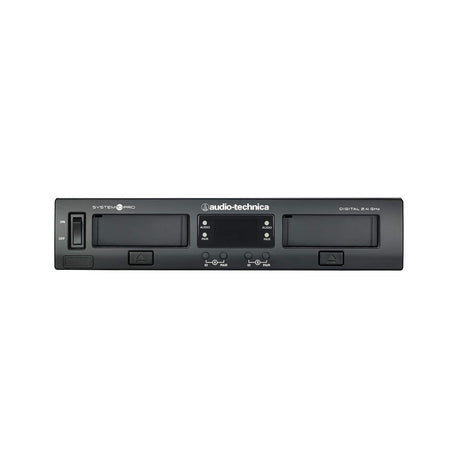 Audio-Technica ATW-1312 Dual Channel Body Pack Dynamic Handheld Microphone Rack Mount Wireless System