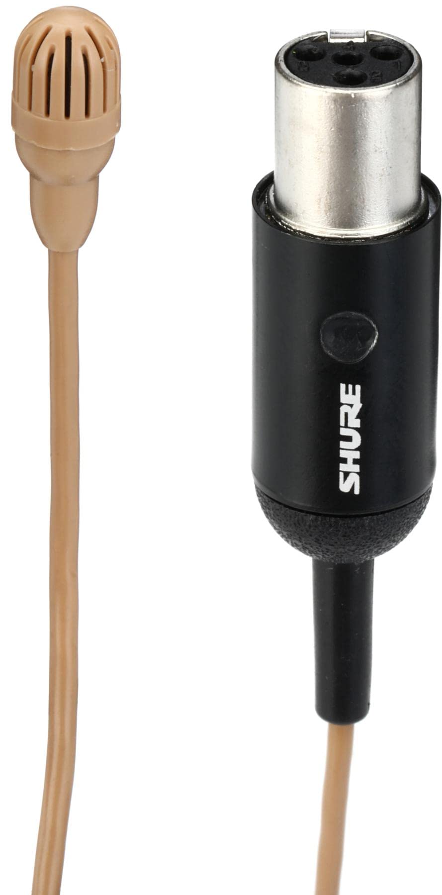 Shure TL47C/O TwinPlex Omnidirectional Subminiature Lavalier Microphone, Cocoa, with TA4F Connector and Accessories