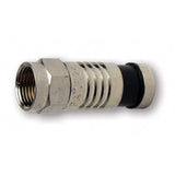 Platinum Tools 18006 F RG6 Compression Nickel Plated 100-Piece Black