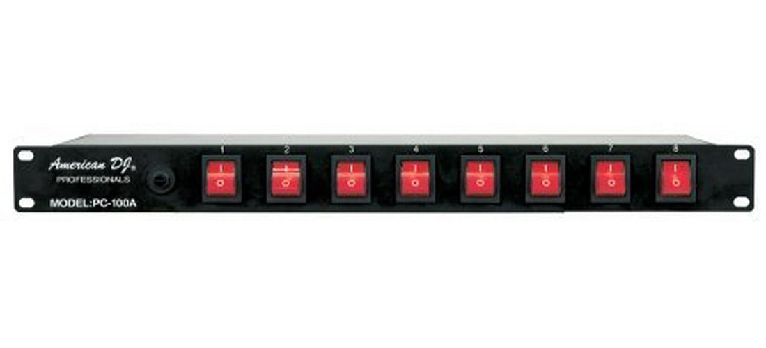Stackable Power Switcher ADJ PC-100A 8 Channel Rack Mount Power Switcher – AVLGEAR