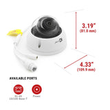 IC Realtime IPEG-D20F-IRW4 2 MP Indoor/Outdoor Vandal Dome Camera