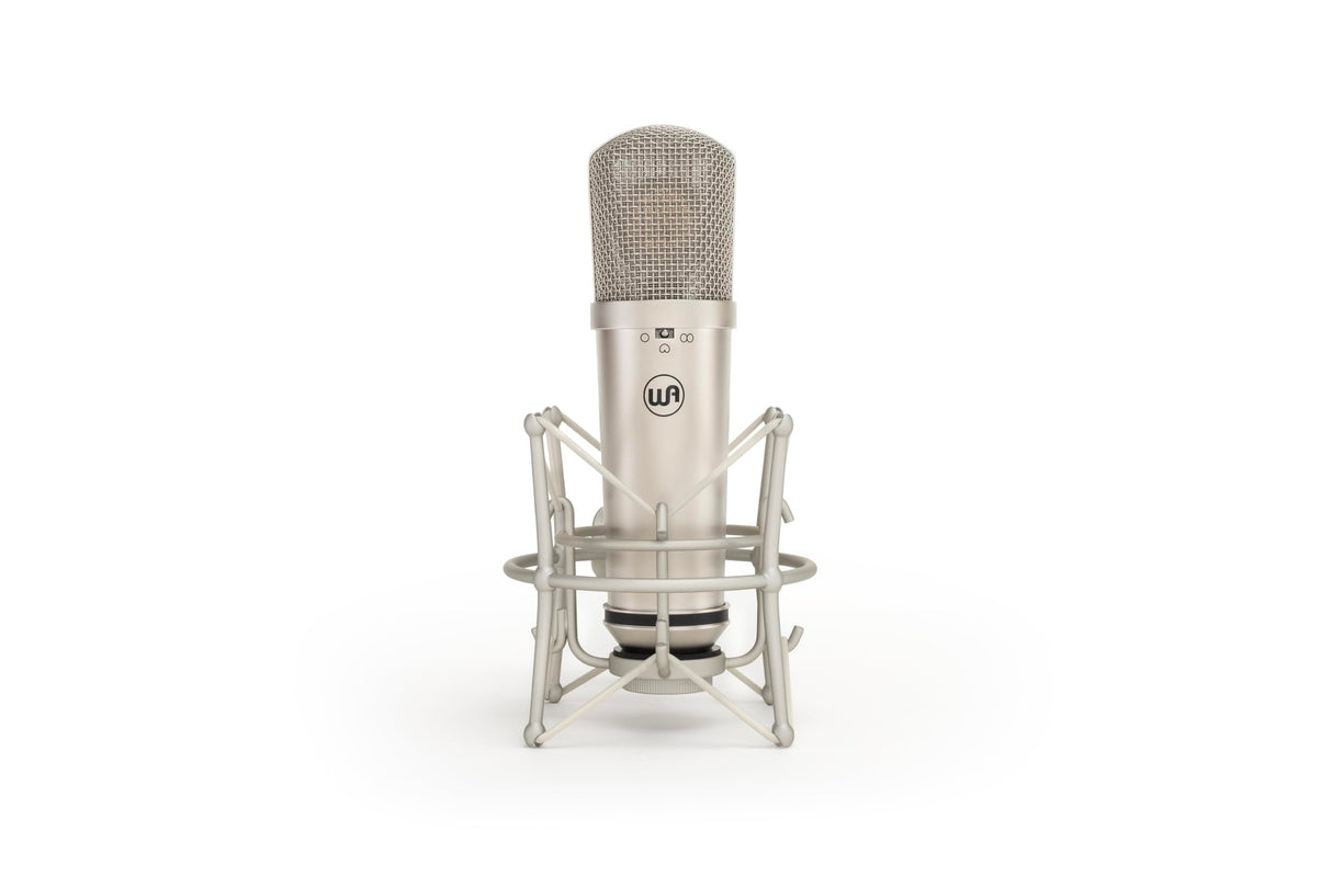 Warm Audio WA-87jr Multi-Pattern Large-Diaphragm Condenser Mic with Shockmount - Nickel