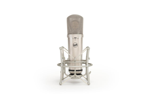 Warm Audio WA-87jr Multi-Pattern Large-Diaphragm Condenser Mic with Shockmount - Nickel