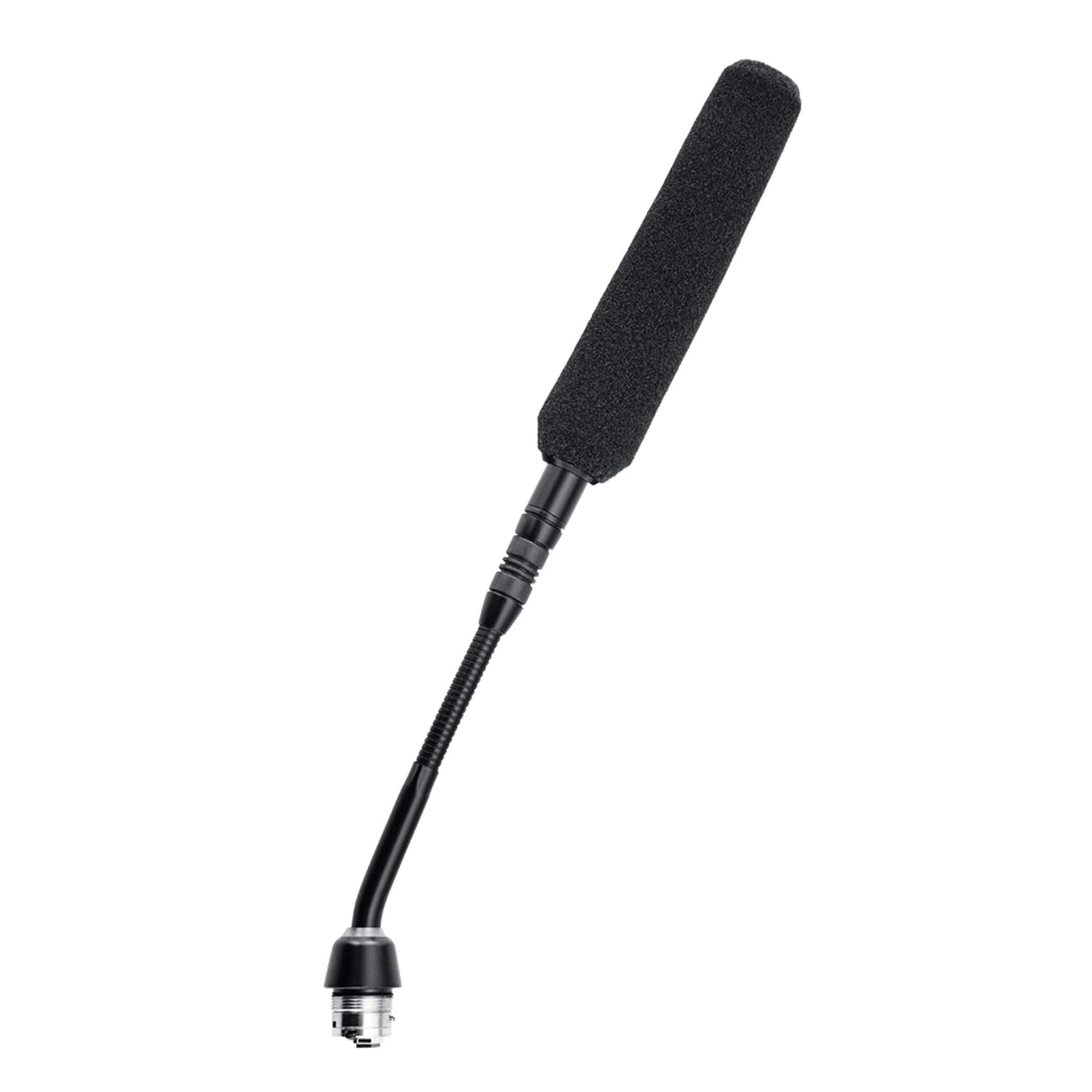 Shure MX405/MS 5-Inch Mini Shotgun Gooseneck Microphone with Bi-Color Status Indicator and Surface Mount Preamplifier