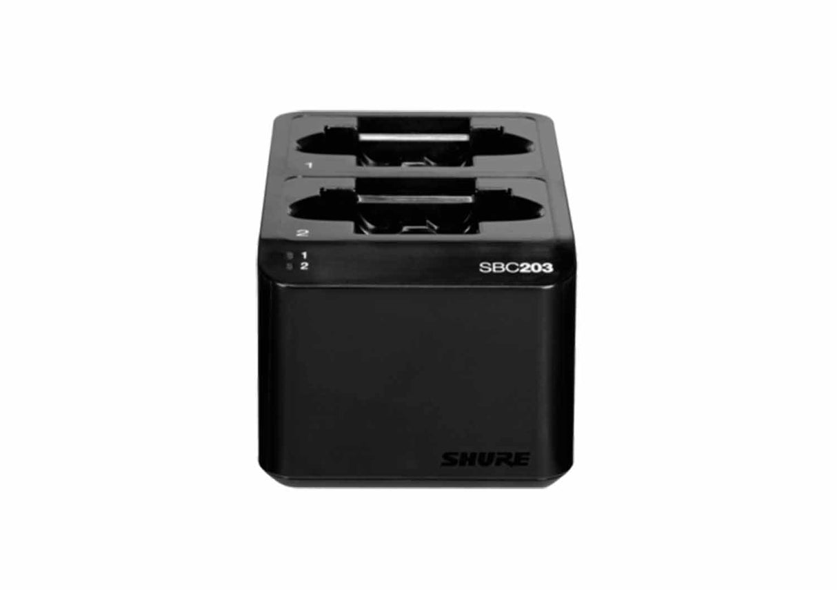 Shure SBC203-US Dual Docking Station for SLX-D Transmitters and SB903 Battery