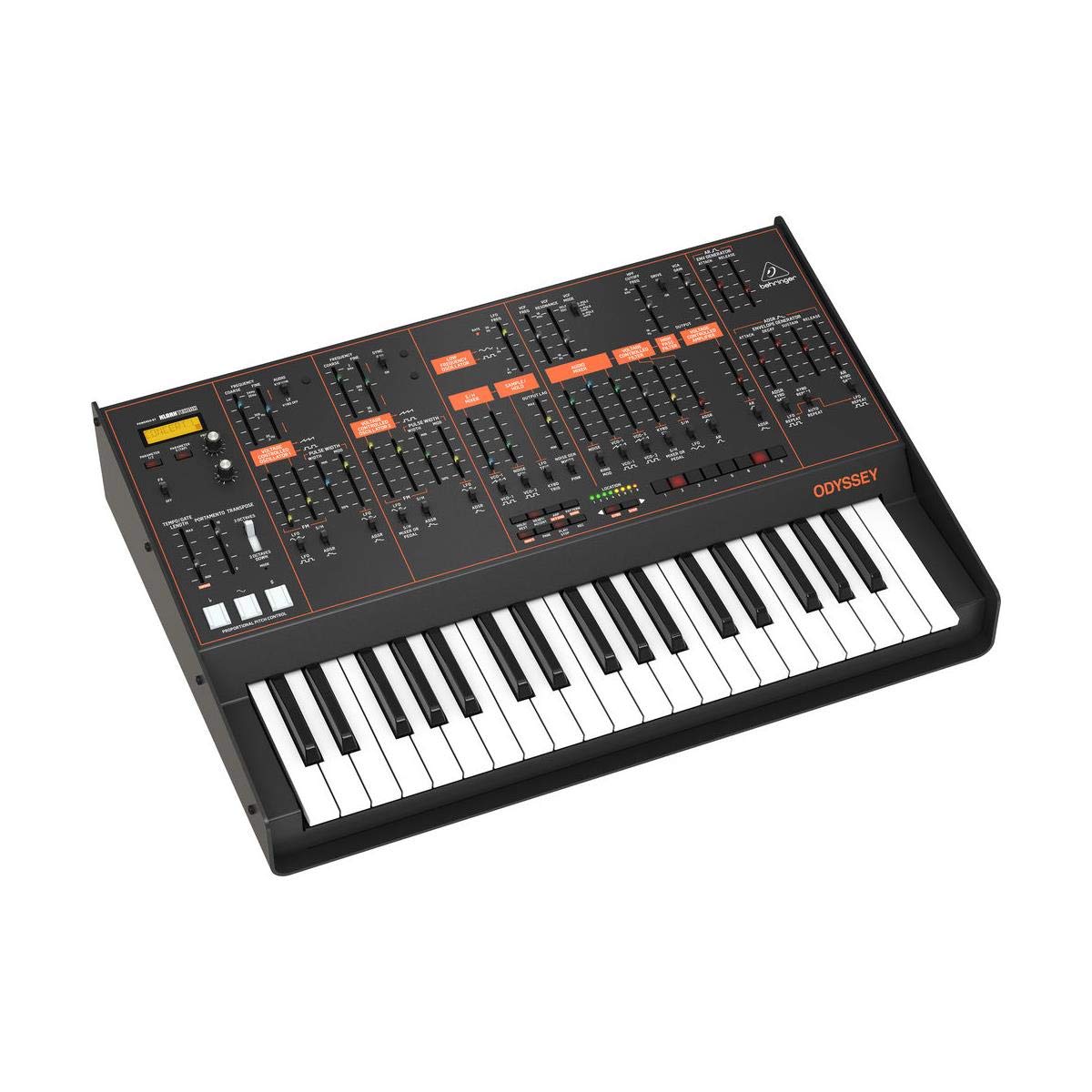 Behringer ODYSSEY Analog Synthesizer with 37 Full-Size Keys, Dual VCOs,...