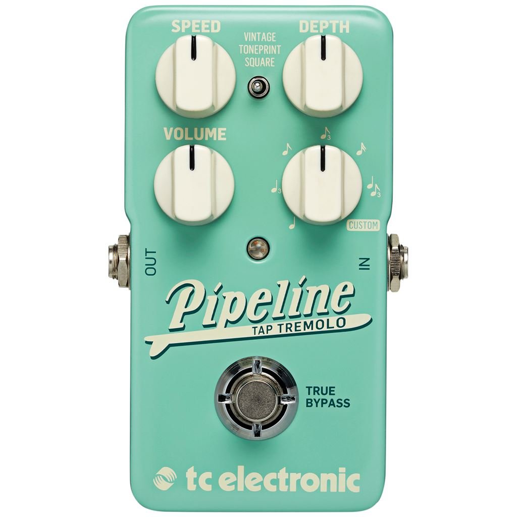 TC Electronic PIPELINE TAP TREMOLO Ingenious Tap Tempo Tremolo with...