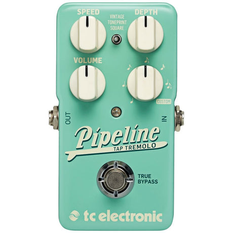 TC Electronic PIPELINE TAP TREMOLO Ingenious Tap Tempo Tremolo with...