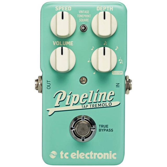 TC Electronic PIPELINE TAP TREMOLO Ingenious Tap Tempo Tremolo with...
