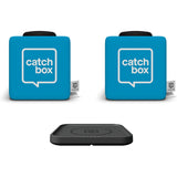 Catchbox Plus Pro Throwable Microphone System with 2 Cubes, 1 Hub Receiver and 1 Wireless Charger (Old Version)