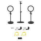 Ikan HomeStream Video Kit 1 with 2 Desktop Lights HDMI Capture Device and Variable Height Camera Stand