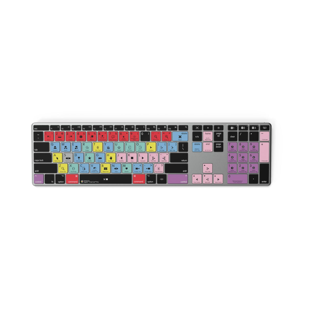 Editors Keys Final Cut Pro Wireless Backlit Keyboard - Mac