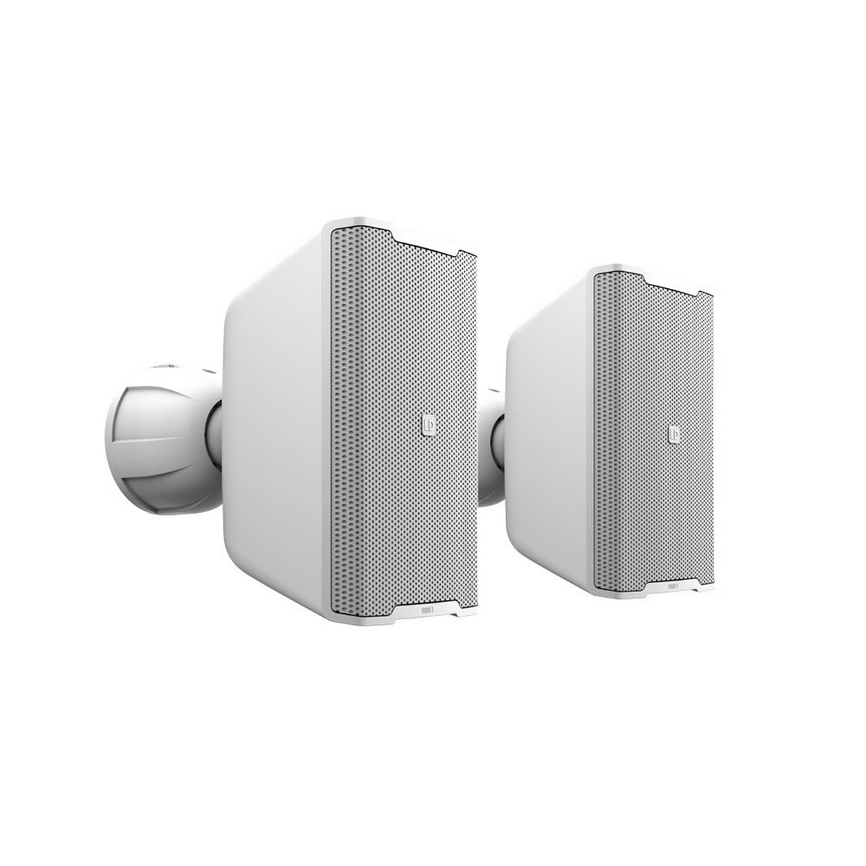 LD Systems DQOR 3 W 3 Inch Two-way Passive Indoor/Outdoor Installation Loudspeaker, Pair, White