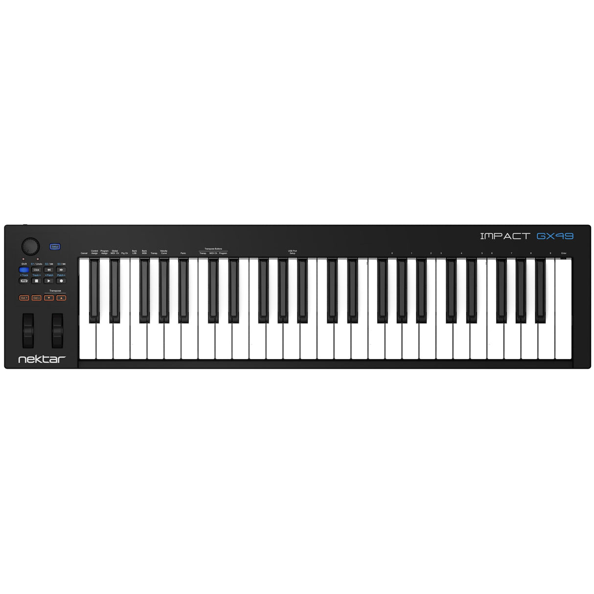 Nektar Impact GX49 49-Key USB MIDI Keyboard Controller with DAW Integration