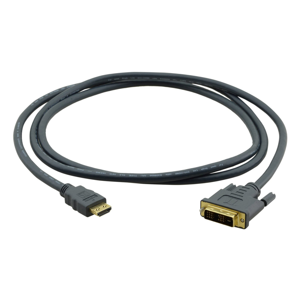 Kramer C-HM/DM-3 HDMI to DVI Cable, 3-Feet