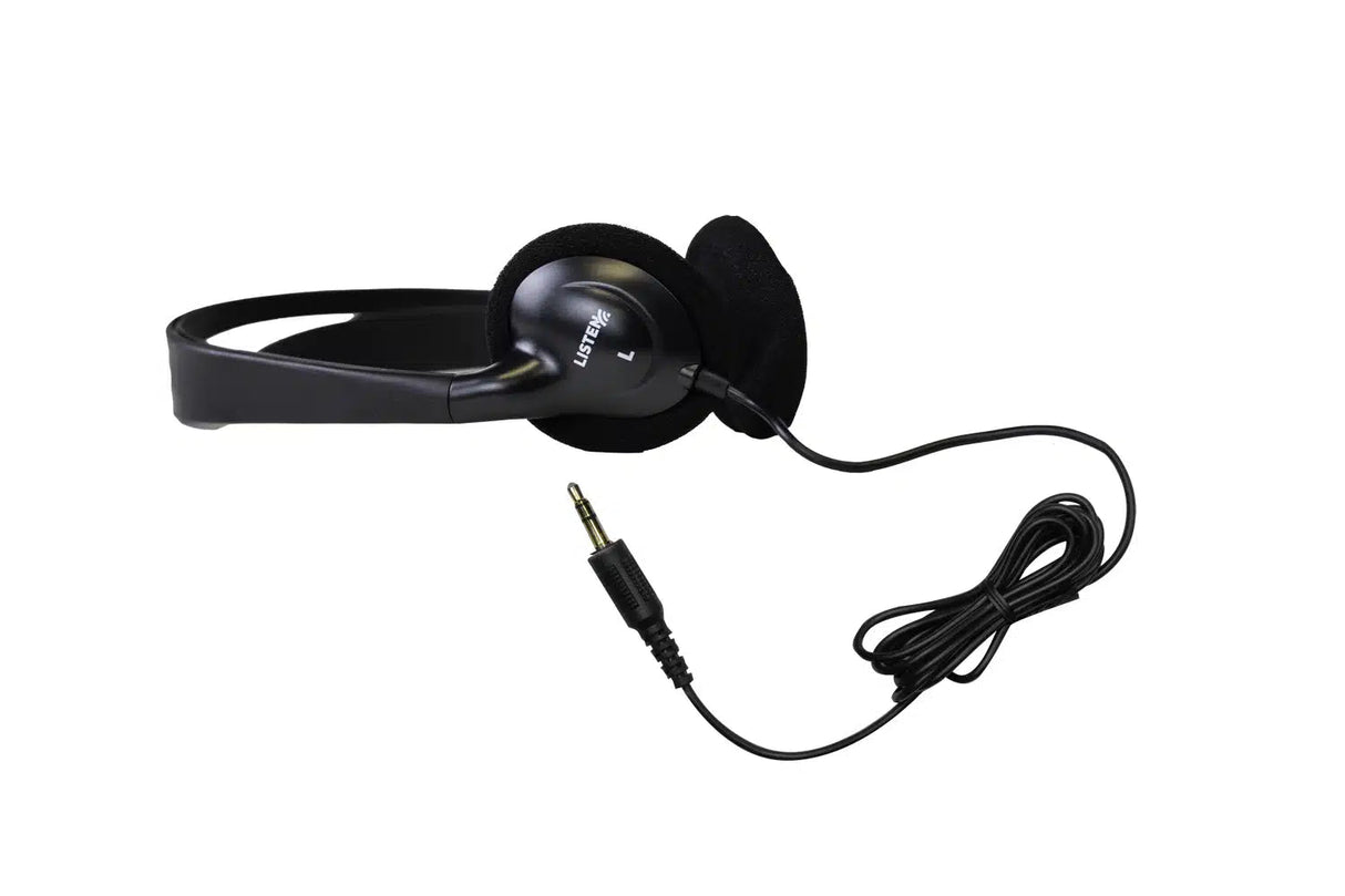 Listen Tech LA-165 Dual Over-the-Head Stereo Headphones