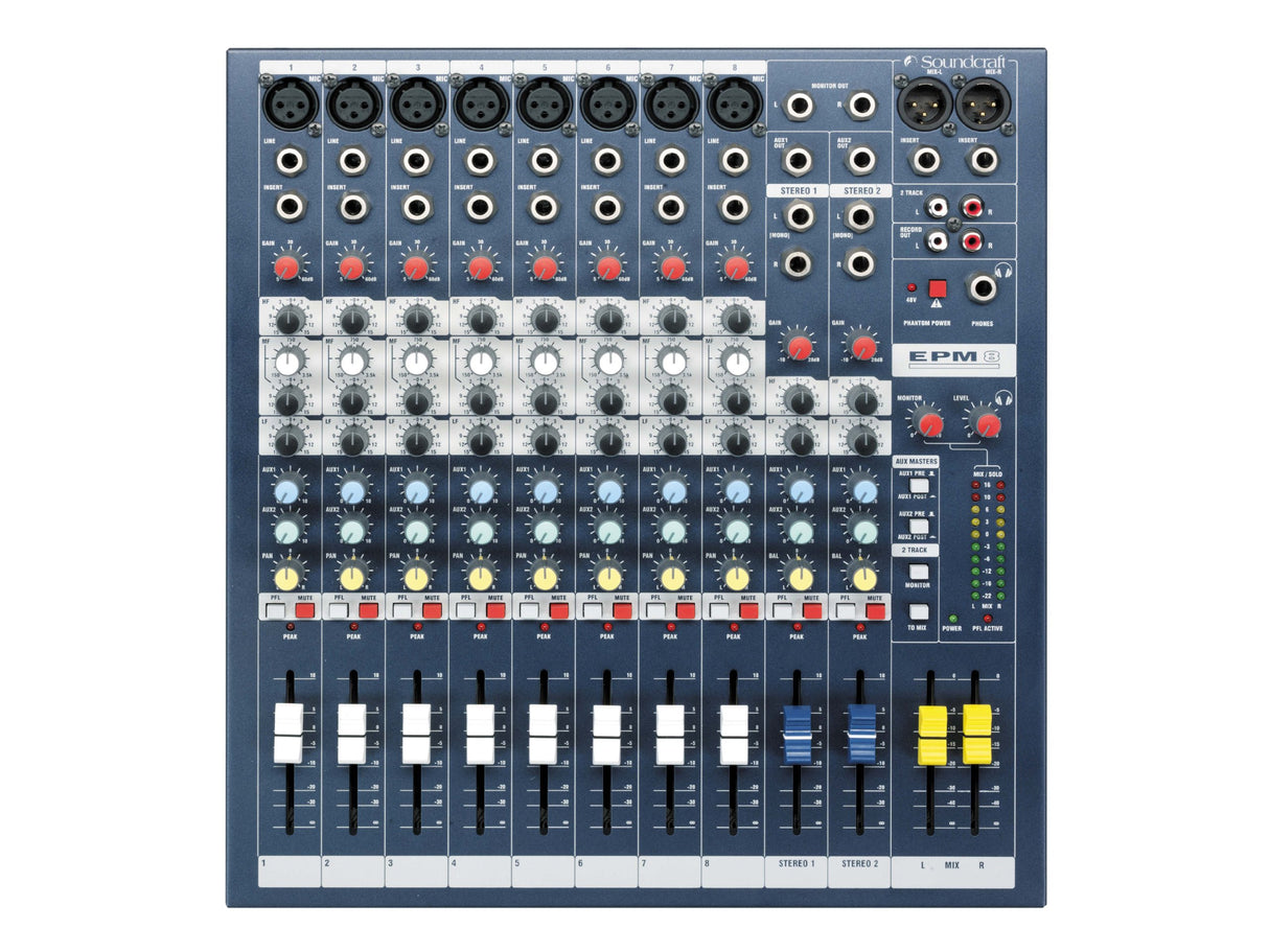 Soundcraft EPM8 8 Channel High Performance Audio Mixer