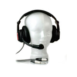 Pro Intercom DMH9000 Double Muff 2x400 Ohm Earspeaker 600 Ohm Condenser Mic Headset