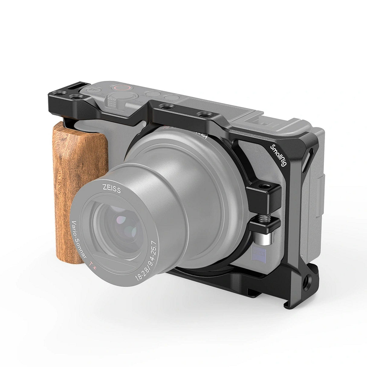 SmallRig Camera Cage with Wooden Handgrip for Sony ZV1