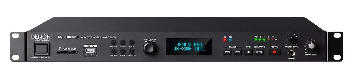 Denon DN-300R MKII Solid-State SD/USB Audio Recorder