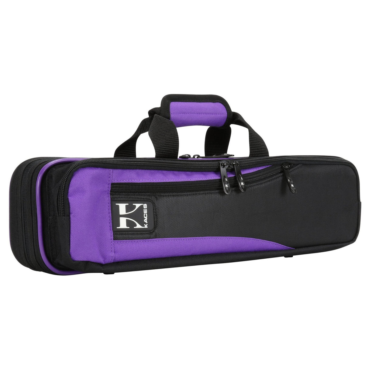 Kaces KBO-FLPP Lightweight Hardshell Flute Case, Purple